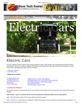 History of Electric Cars