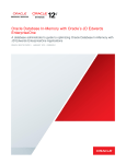 Oracle Database In-Memory with Oracle`s JD Edwards EnterpriseOne
