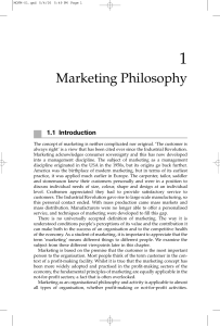 Marketing Philosophy