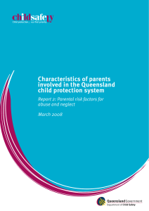 Report 2: Parental risk factors for abuse and neglect