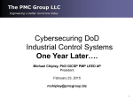 Cybersecuring DoD Industrial Control Systems One