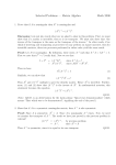 Selected Problems — Matrix Algebra Math 2300