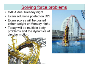 Solving force problems