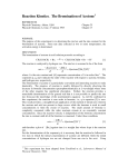 Reaction Kinetics. The Bromination of Acetone