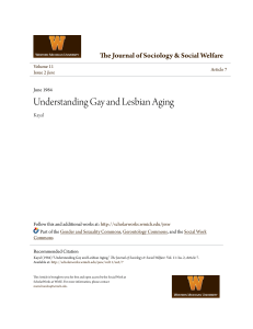 Understanding Gay and Lesbian Aging