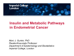 Insulin and Metabolic Pathways in Endometrial Cancer