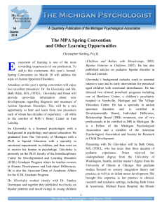 The MPA Spring Convention and Other Learning