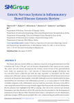 Enteric Nervous System in Inflammatory Bowel Disease Genesis