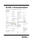 NI ELVIS II Series Specifications