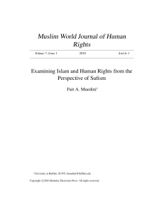Muslim World Journal of Human Rights