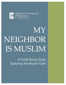 A Small Group Study Exploring the Muslim Faith