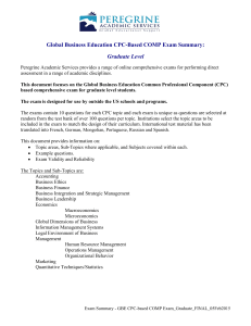 Global Business Education CPC