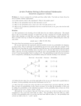 21-110: Problem Solving in Recreational Mathematics
