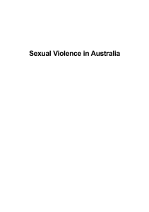 Sexual violence in Australia - Australian Institute of Criminology