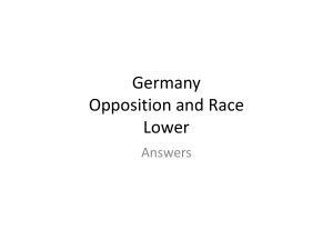 4. Germany Opposition and Race
