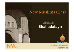 Shahadatayn - Islam Land