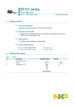 BT131 series Triacs logic level