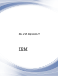 IBM SPSS Regression 24