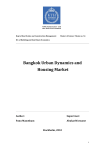 Bangkok Urban Dynamics and Housing Market