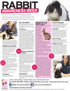 awarenessweek - Cherry Tree Vets