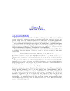 Number Theory - Fredonia.edu