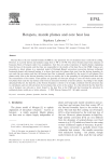 Hotspots, mantle plumes and core heat loss