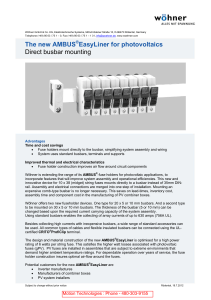 Wohner Ambus Easy Switch Fuse Holder for Photovoltaic Applications