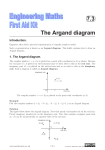 7.3 The Argand diagram