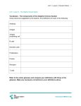 Unit 1: Lesson 3 – The Adaptive Immune System Vocabulary: The