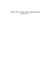 Black Pine Circle Math Competitions, numbers 1 – 7