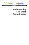 Understanding Late- Onset Pompe Disease