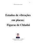 Estudos de vibrações em placas: Figuras de Chladni