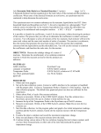 Lab: Determine Mole Ratio in a Chemical Reaction