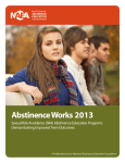 Abstinence Works 2013 - The National Abstinence Education