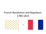 French Revolution and Napoleon, 1789-1815
