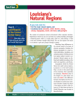 Louisiana`s Natural Regions Louisiana`s Natural Regions