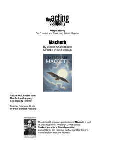 Macbeth - The Acting Company
