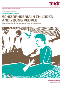 schizophrenia in children and young people