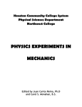 Physics Experiments in Mechanics