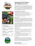MFP CSA flyer 2017.indd - Mountain Food Products