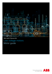 Low voltage motors Motor guide