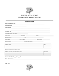 SLICES PIZZA JOINT FRANCHISE APPLICATION