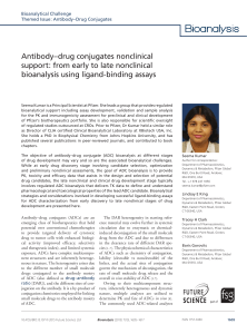 Antibody–drug conjugates nonclinical support: from early to late