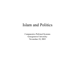 Islam and Politics - Georgetown University