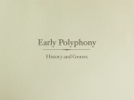 Early Polyphony - Scott Foglesong