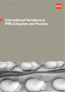 International Variations in IFRS Adoption and Practice