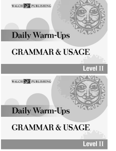 (Warm Up Grammar 12 (1))