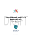 Combined Business Studies in the National Curriculum