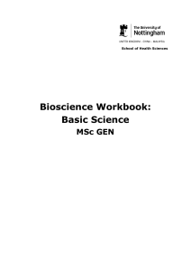 Biological Sciences Workbook
