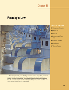 Faraday`s Law Chapter 31